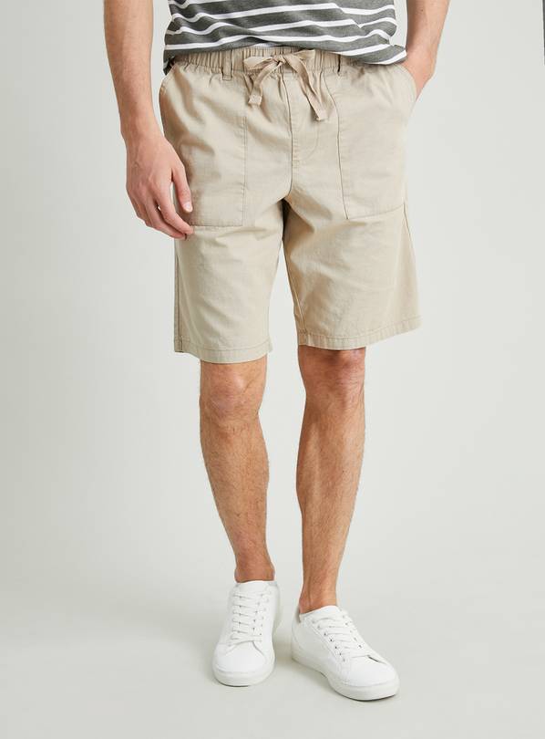 Stone Ripstop Pull On Shorts - 34