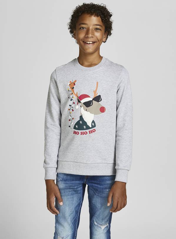 JACK & JONES Junior Reindeer Sweatshirt - 7-8 years