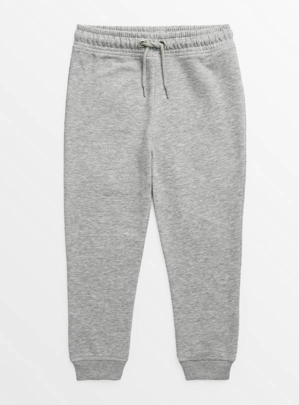 Grey Marl Tie-Waist Joggers  9 years