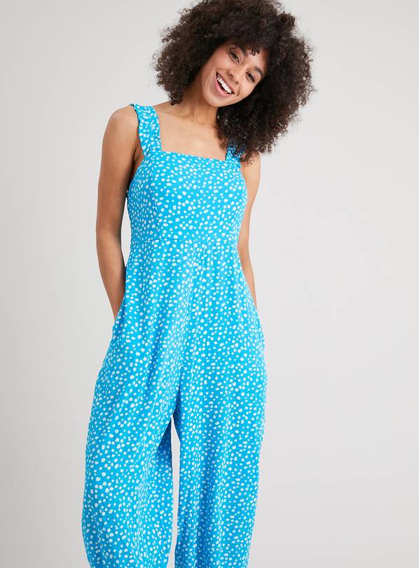 Buy Blue & White Dot Jumpsuit - 12 | Jumpsuits and playsuits | Argos