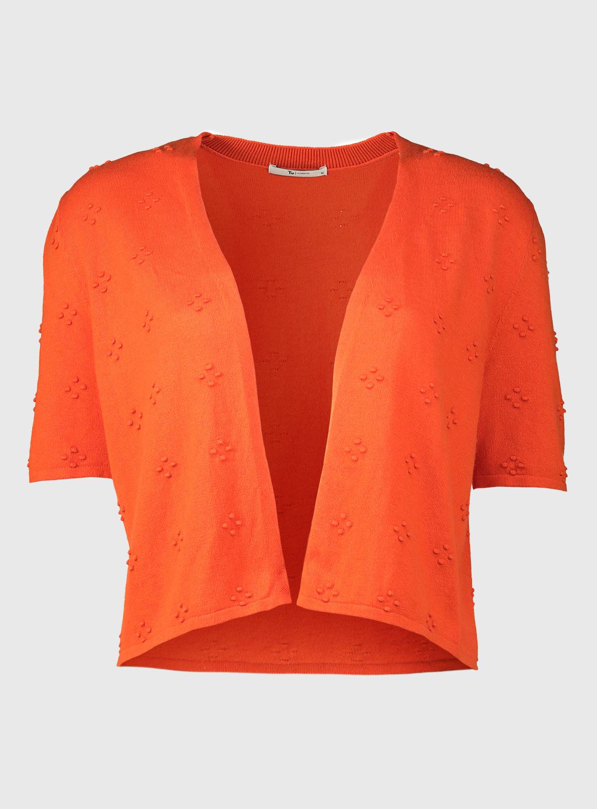 SKU: C/N TQ CORE DOT CLUSTER CROPPED E2E CARDI:Red:12 - Image 3