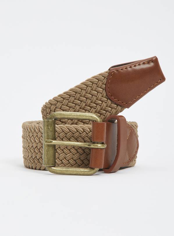 Buy Tan Woven Canvas Belt - XXL | Accessories | Argos