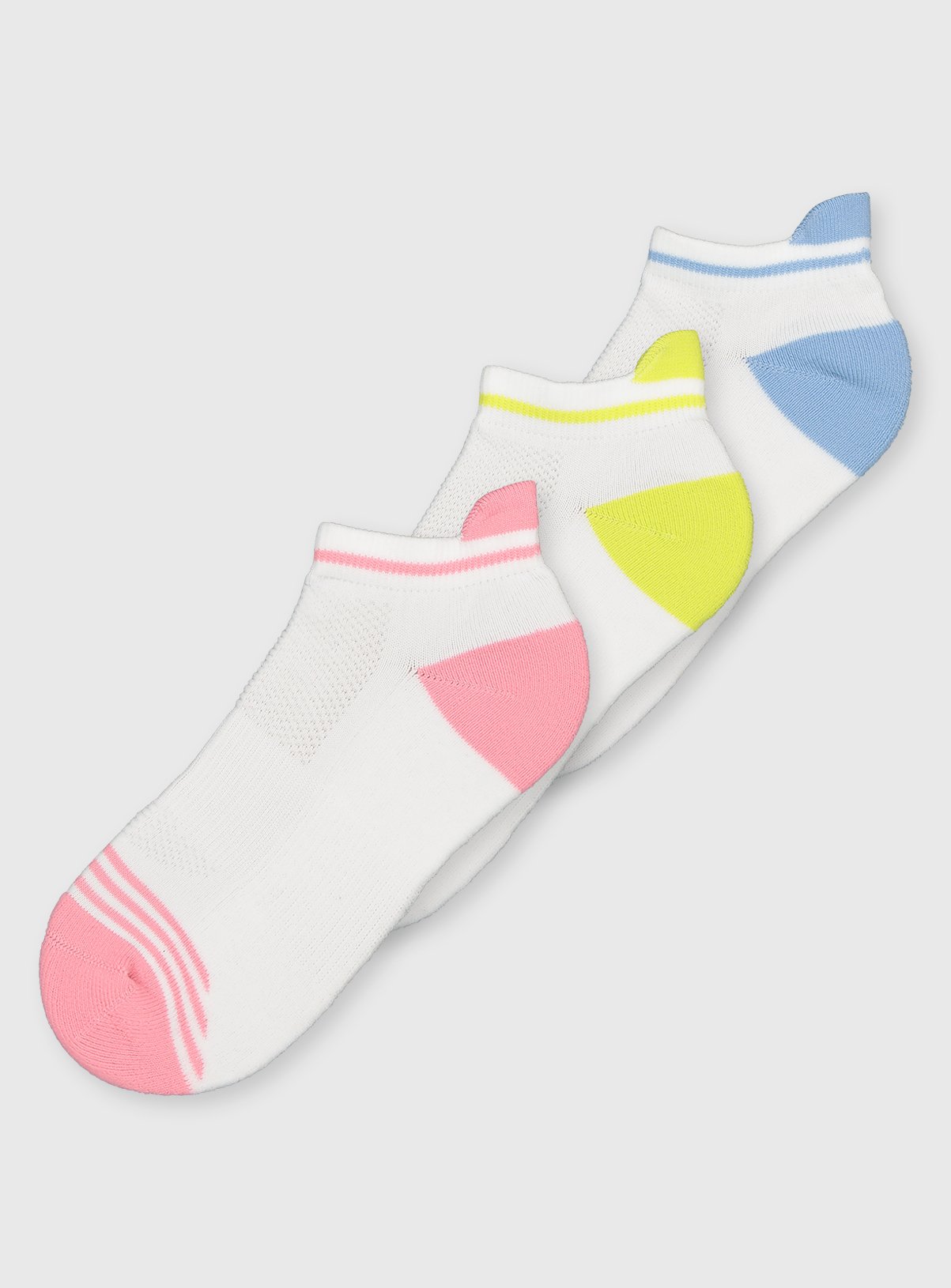 neon pink trainer socks