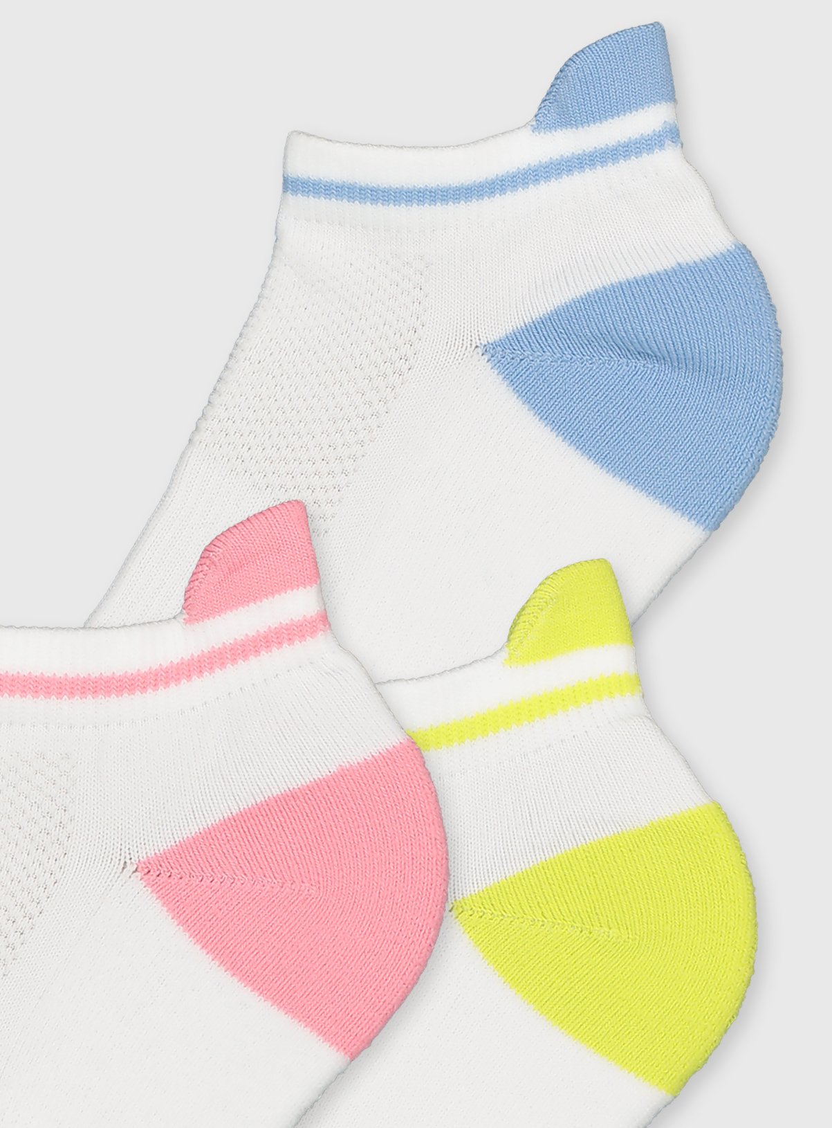 neon pink trainer socks