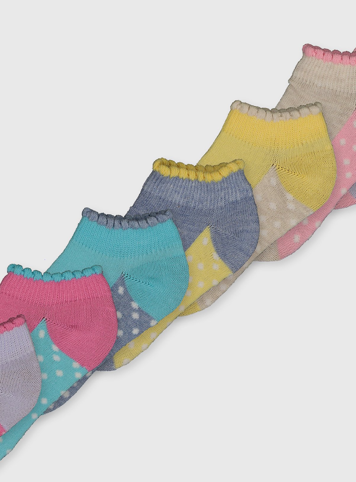 multi coloured trainer socks