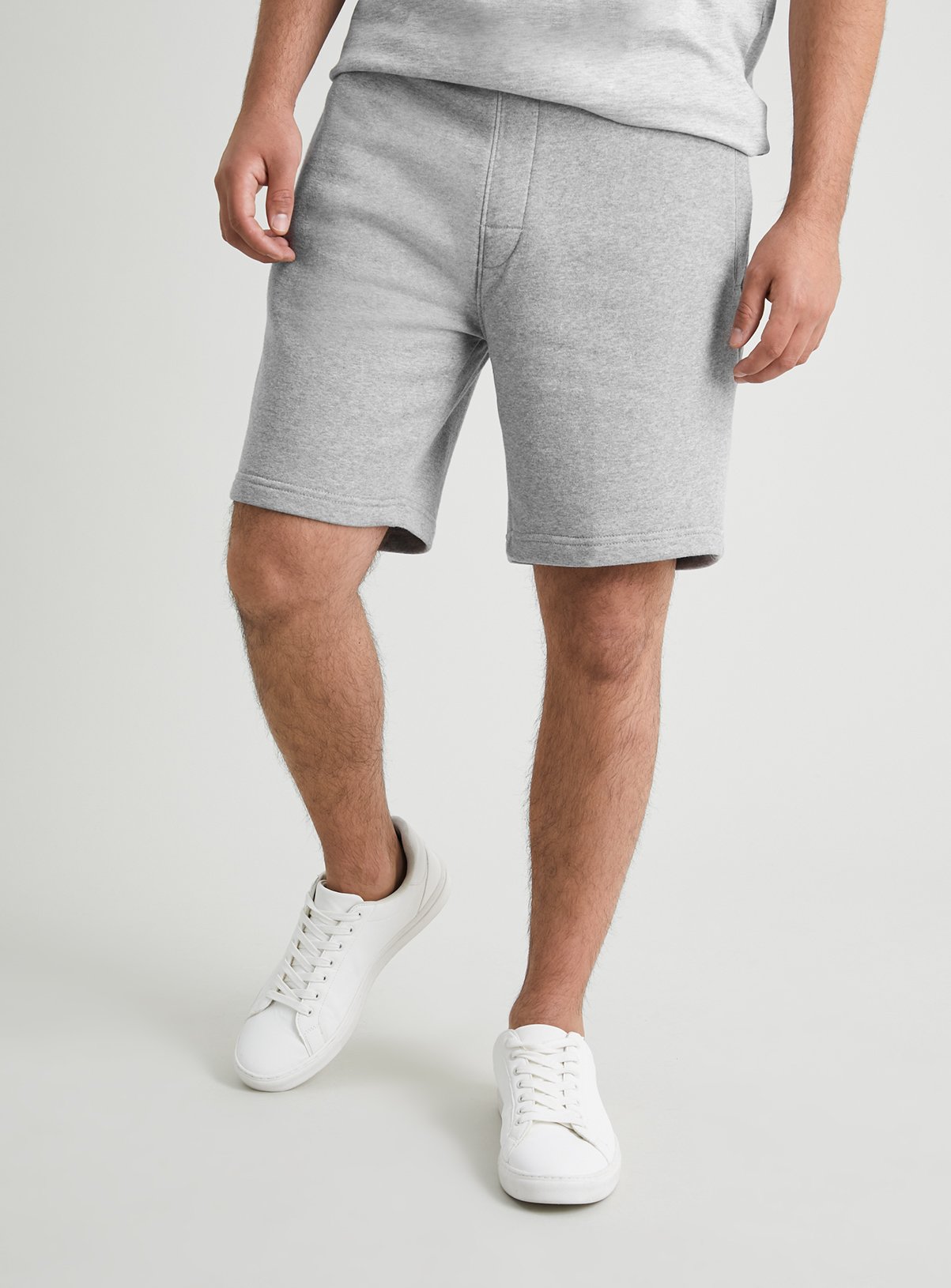 grey sweat shorts