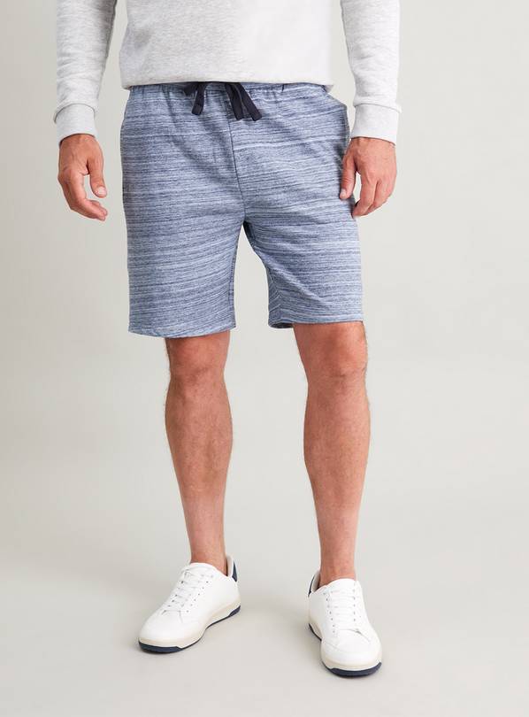 Buy Blue Space Dye Jersey Shorts XL Shorts Argos