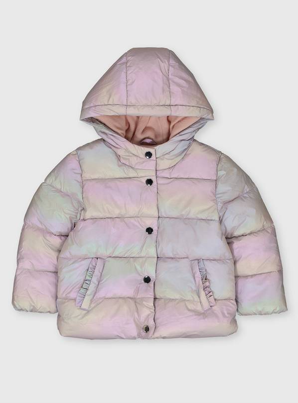 Buy Lilac Iridescent Padded Coat - 5-6 years | Coats and jackets | Argos