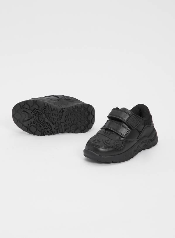 Black Dinosaur Light Up Micro-Fresh® Shoes - 10 Infant