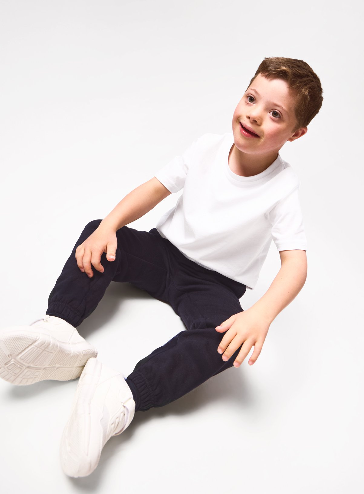 Navy Cotton Unisex Joggers 2 Pack 6 years - Image 4 thumbnail