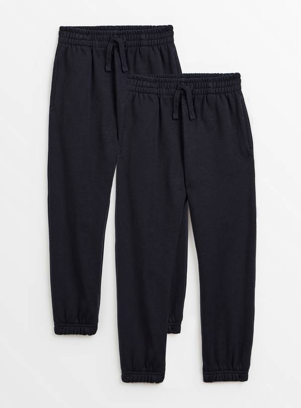 Navy Unisex Joggers 2 Pack - 11 years