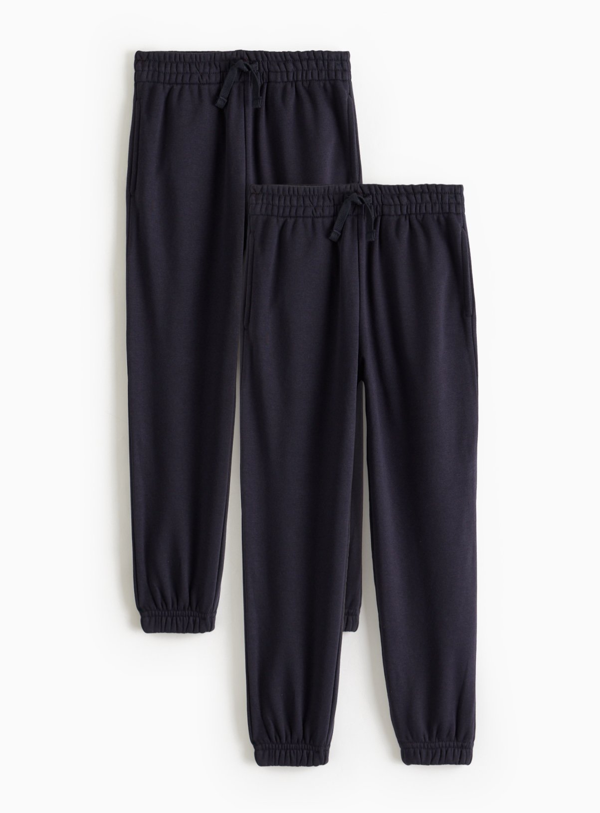 Navy Cotton Unisex Joggers 2 Pack 3 years - Image 2 thumbnail