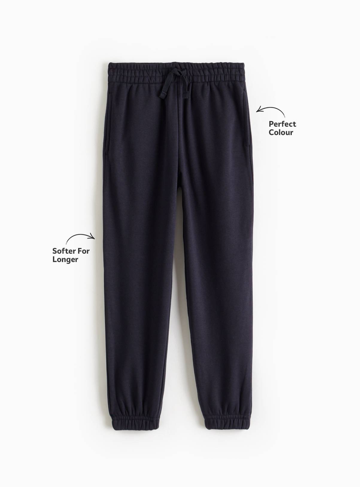 Navy Cotton Unisex Joggers 2 Pack 3 years - Image 3