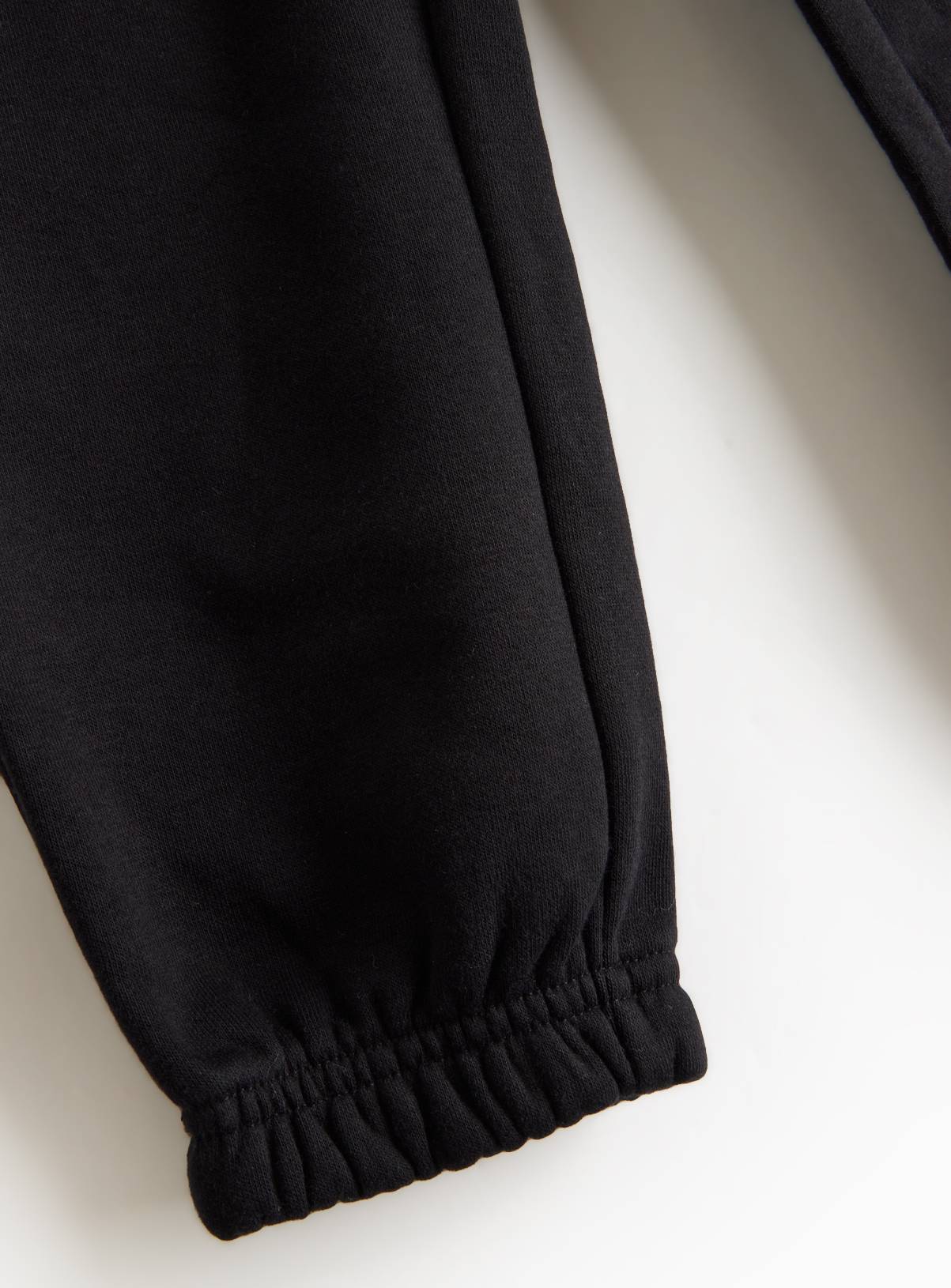 Black Brushback Fleece Cotton Rich Perfect Colour Joggers 2 Pack 5 years - Image 5