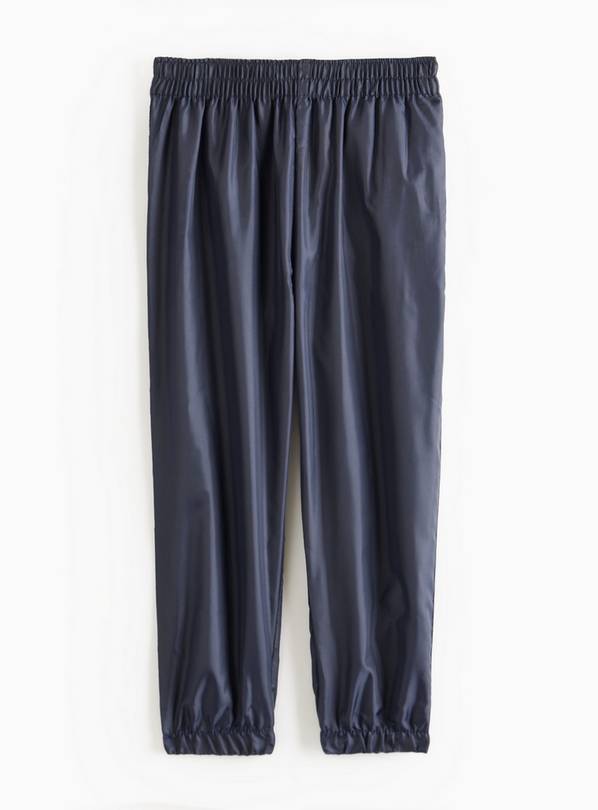 Unisex Navy Shower Resistant Trousers 6 years