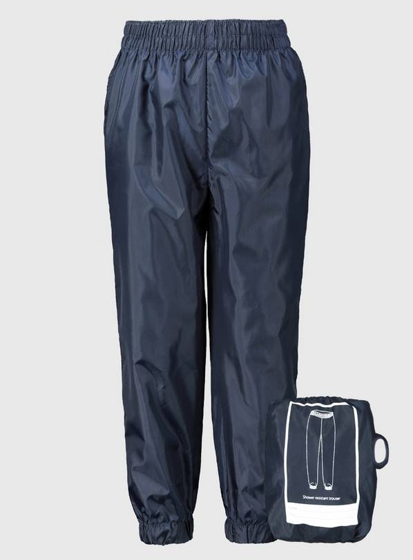 Navy Unisex Shower Resistant Trouser 9 years