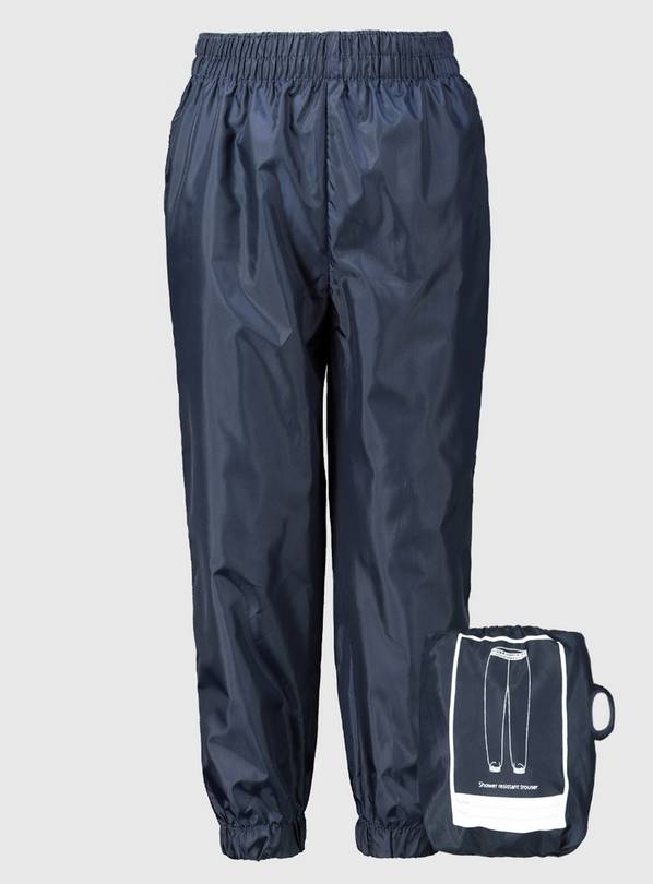 Buy Navy Unisex Shower Resistant Trouser 12 years, School trousers and  shorts