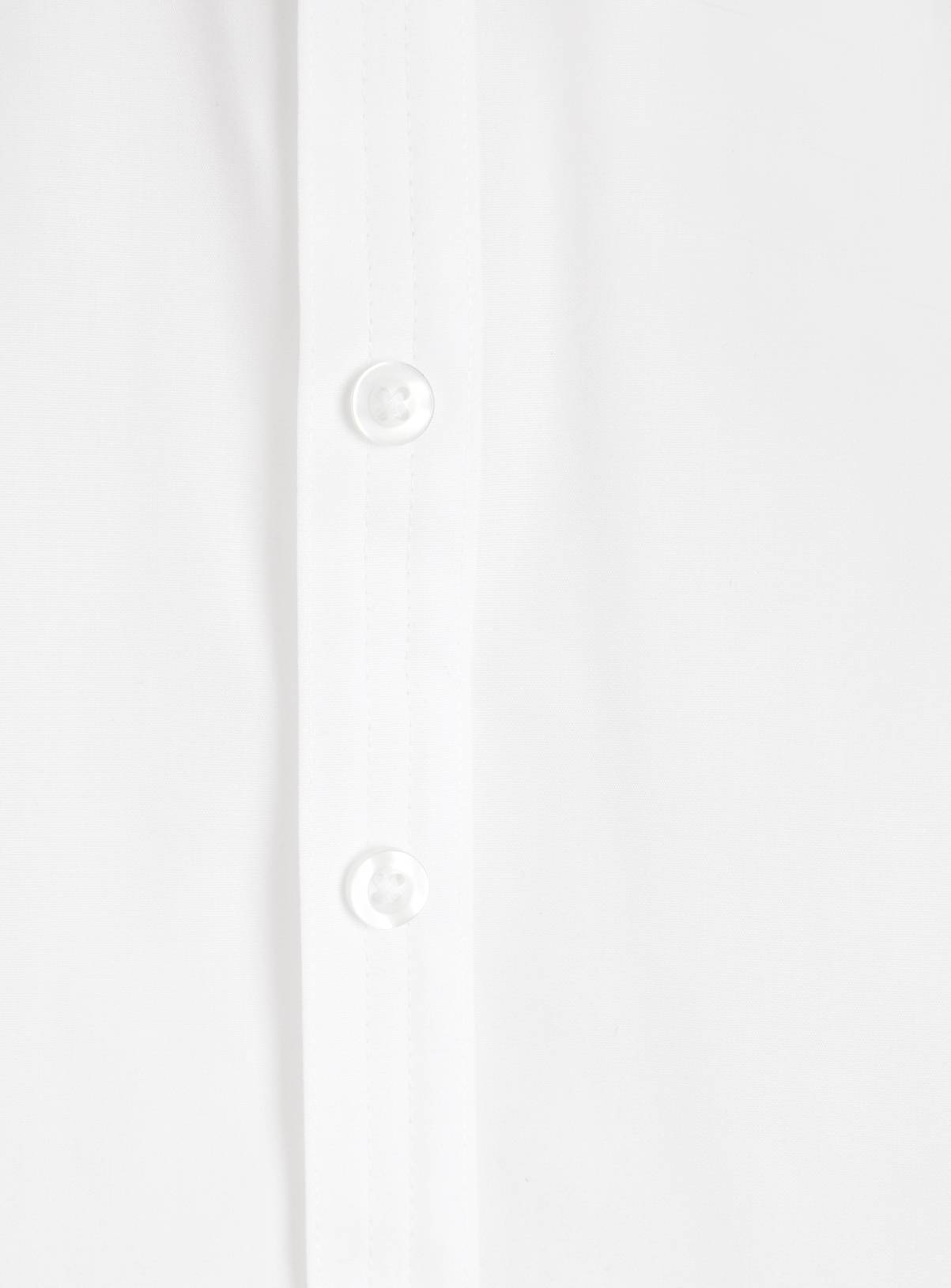 White Polyester Perfect White Short Sleeve Shirts 3 Pack 10 years - Image 3