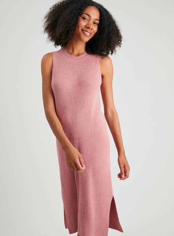 Buy Pink Textured Sleeveless Jumper Dress 12 Dresses Argos