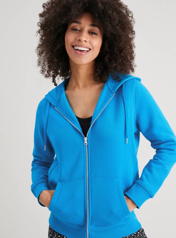 Buy Blue Zip-Through Hoodie - 12 | Hoodies and sweatshirts | Argos