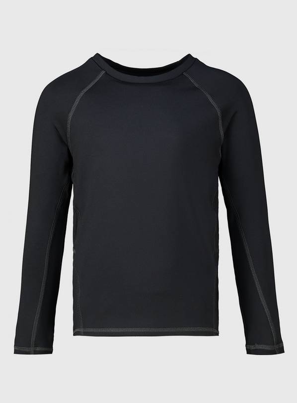 Active Black School Top - 8 years