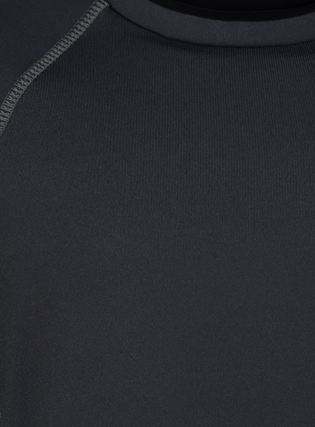 Black Polyester Elastane Long Sleeve Base Layer Top 14 years - Image 2