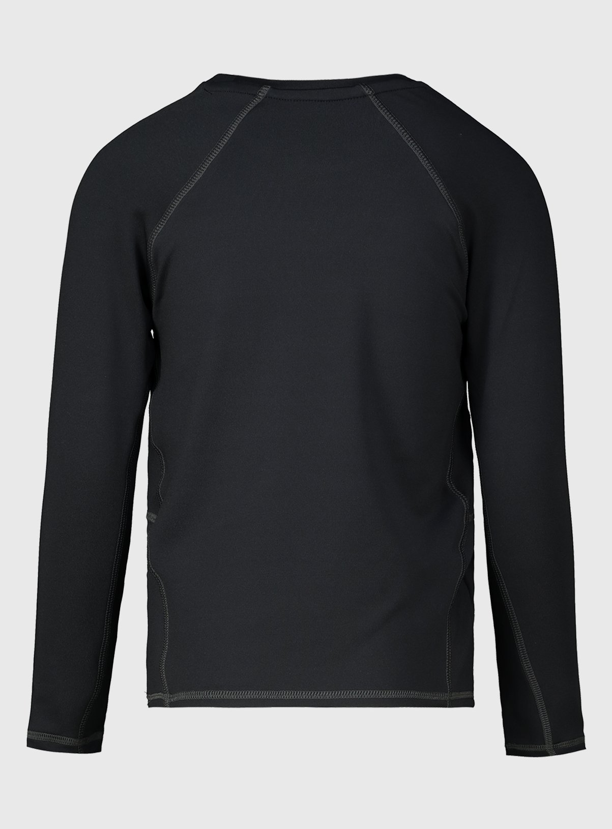 Black Polyester Elastane Long Sleeve Base Layer Top 14 years - Image 3 thumbnail