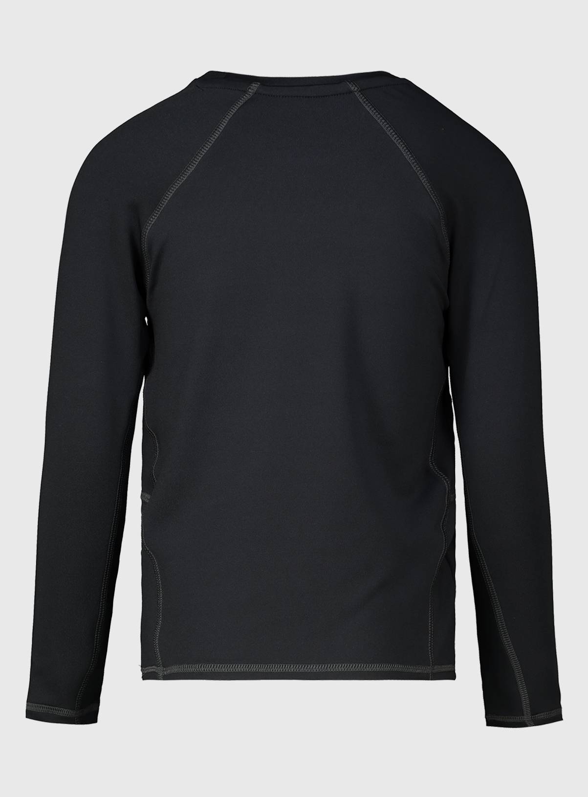 Black Polyester Elastane Long Sleeve Base Layer Top 14 years - Image 3
