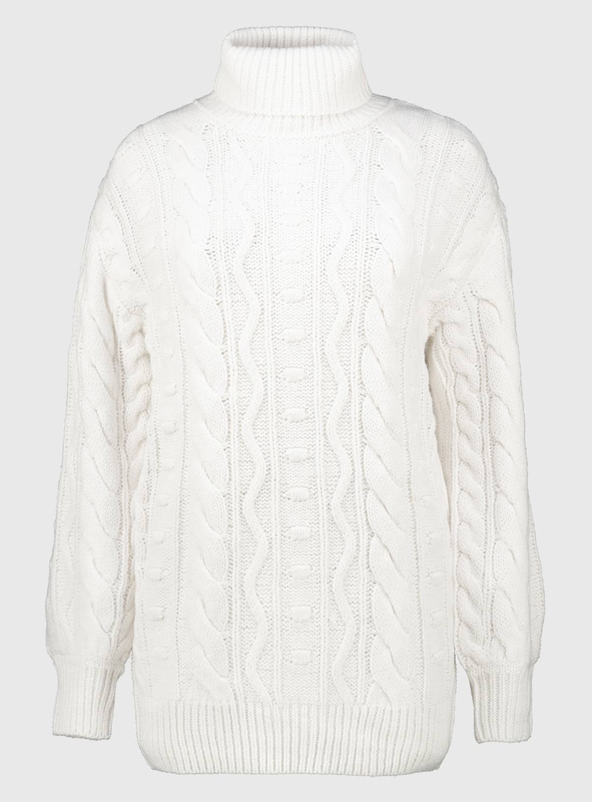 SKU: OCT G11 PLINTH- LS MG ROLL NECK CABLE JUMPER:Cream:16 - Image 3