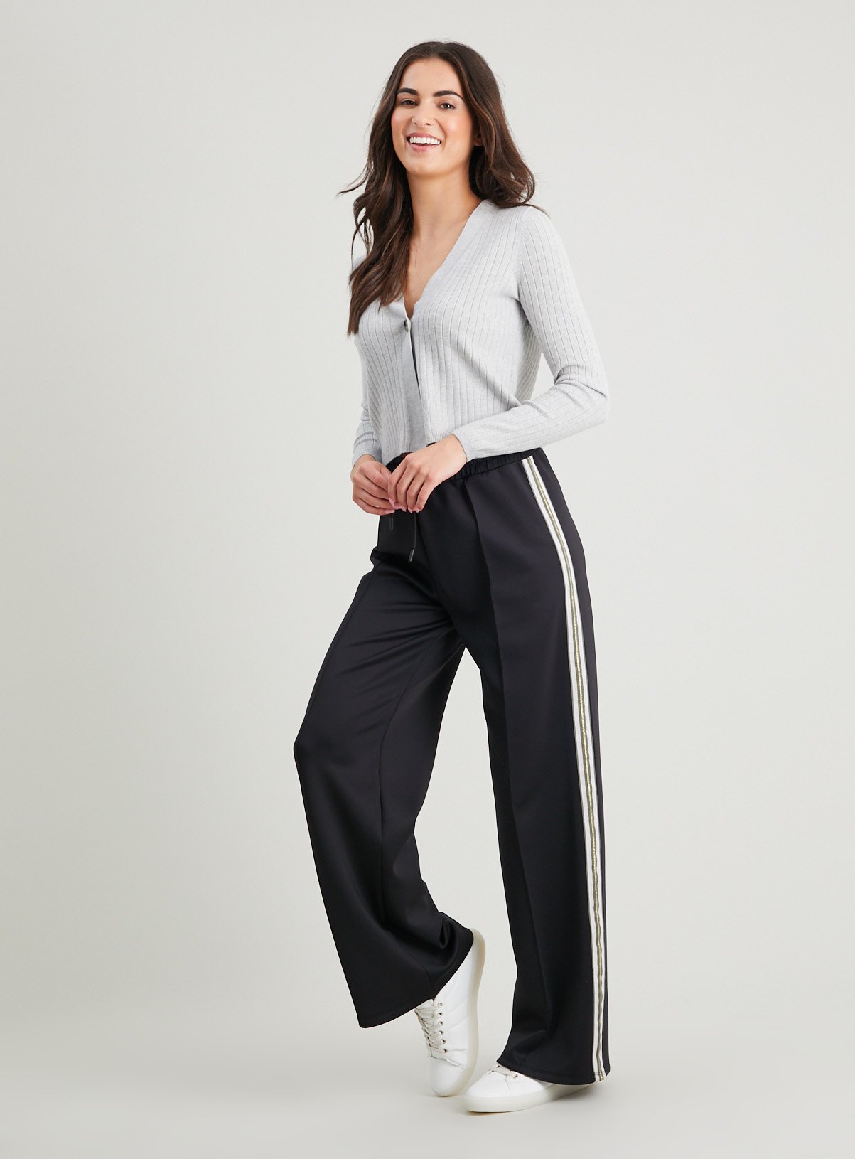 SKU: CHINA BLUE LS SINGLE BUTTON CARDI:Grey:12 - Image 2 thumbnail