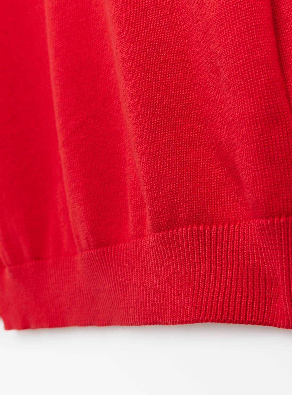 Red Cotton V-Neck Jumper 2 Pack 6 years - Image 4
