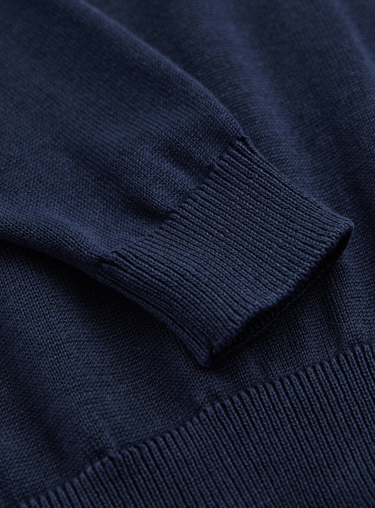 Navy Cotton V Neck Jumpers 2 Pack 12 years - Image 3 thumbnail