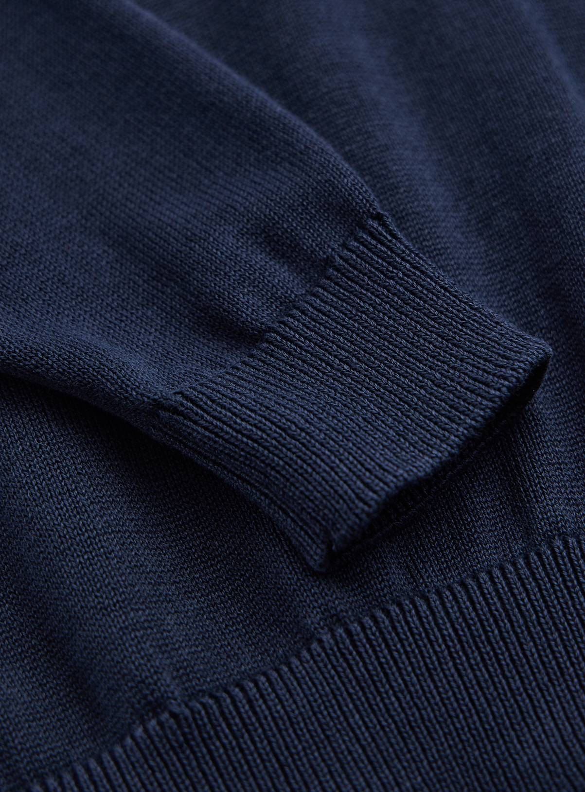 Navy Cotton V Neck Jumpers 2 Pack 12 years - Image 3