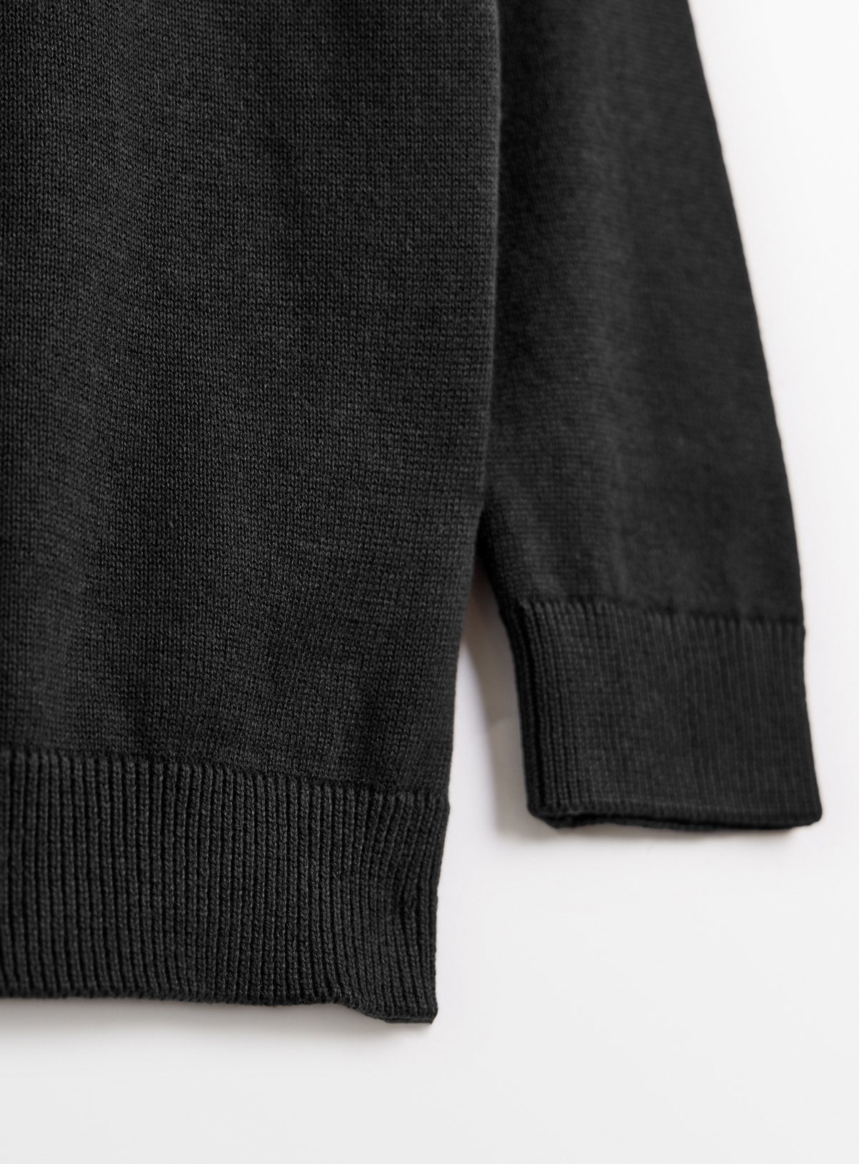 Black Cotton V Neck Jumper 2 Pack 5 years - Image 4 thumbnail