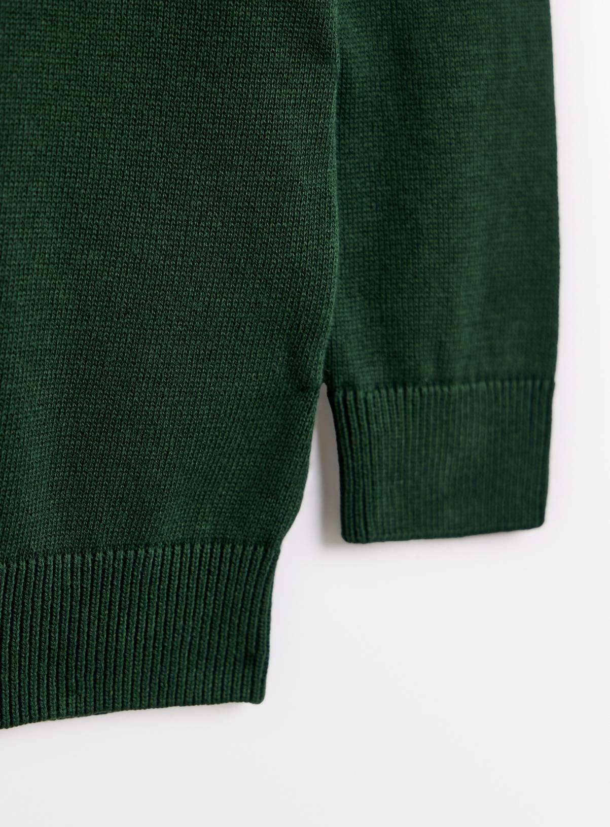 Green Cotton V Neck Jumpers 2 Pack 12 years - Image 2