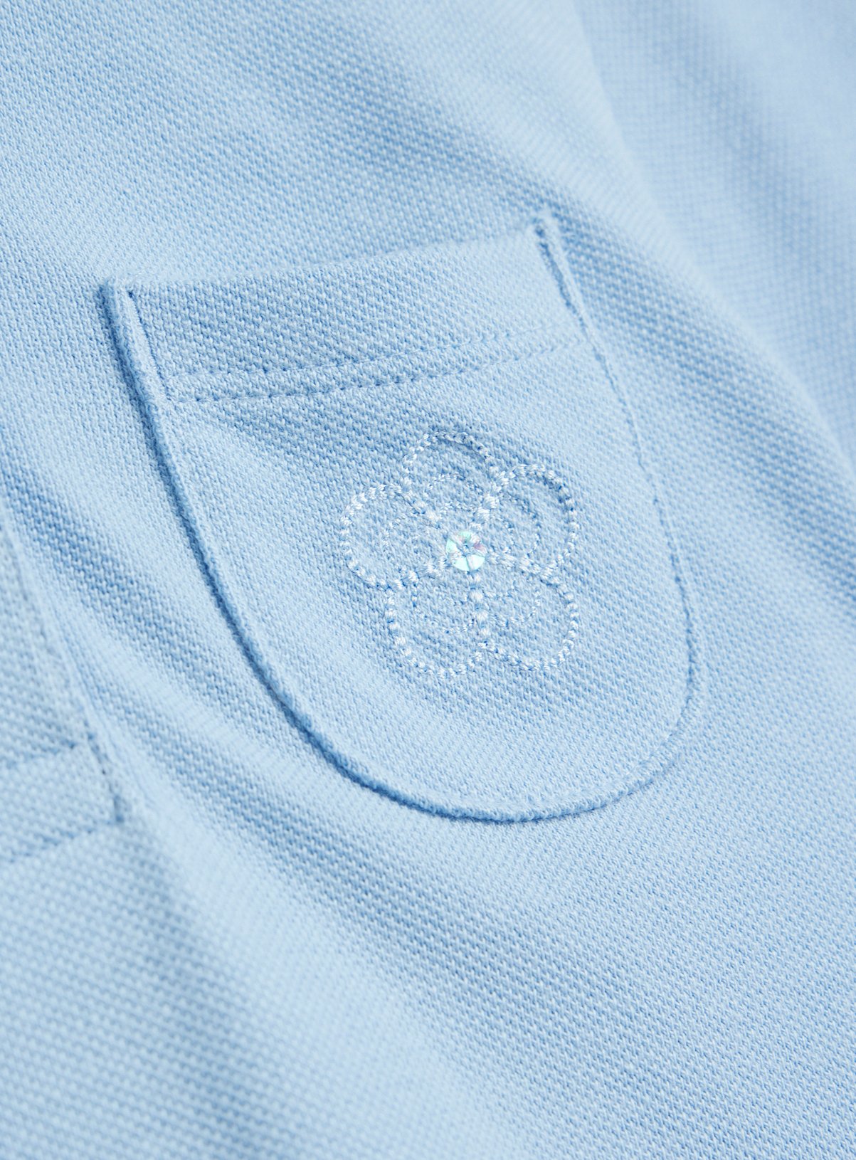 Blue Embroidered Polo Shirts 2 Pack 5 years - Image 2 thumbnail