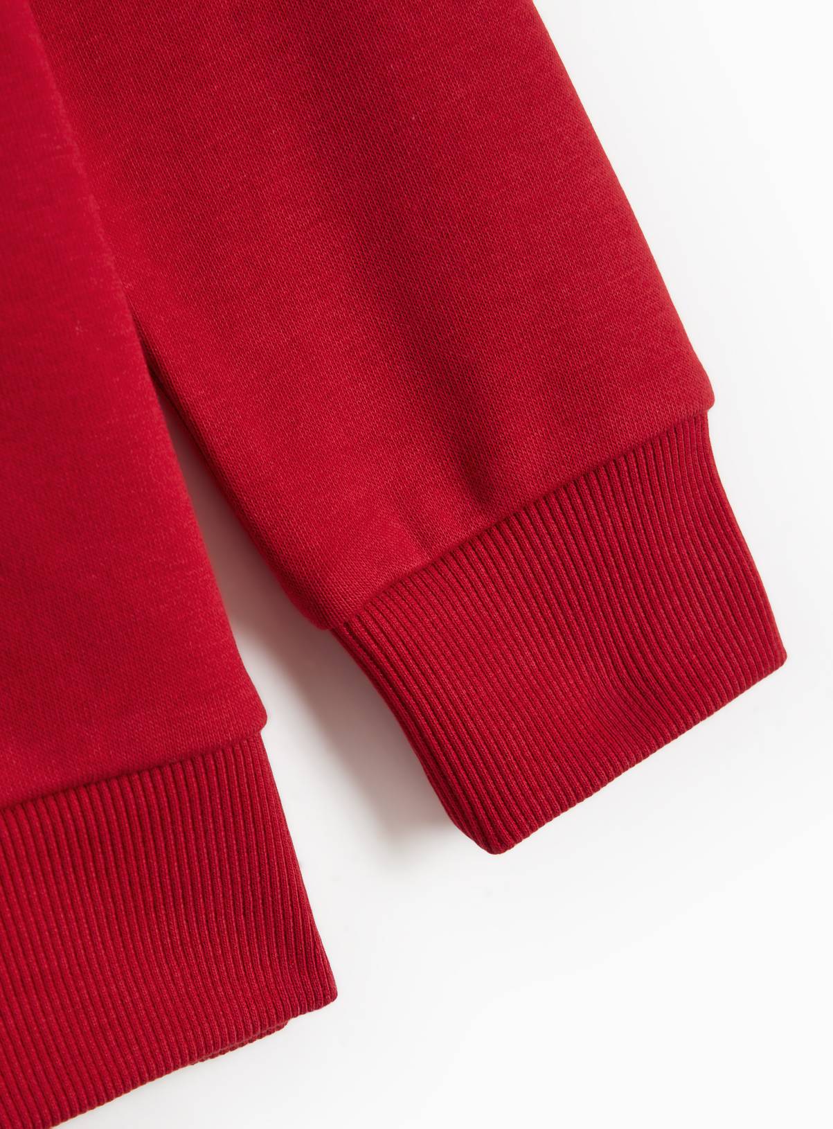 Red Cotton Rich Sweat Perfect Colour V Neck Cardigan 2 Pack 5 years - Image 4