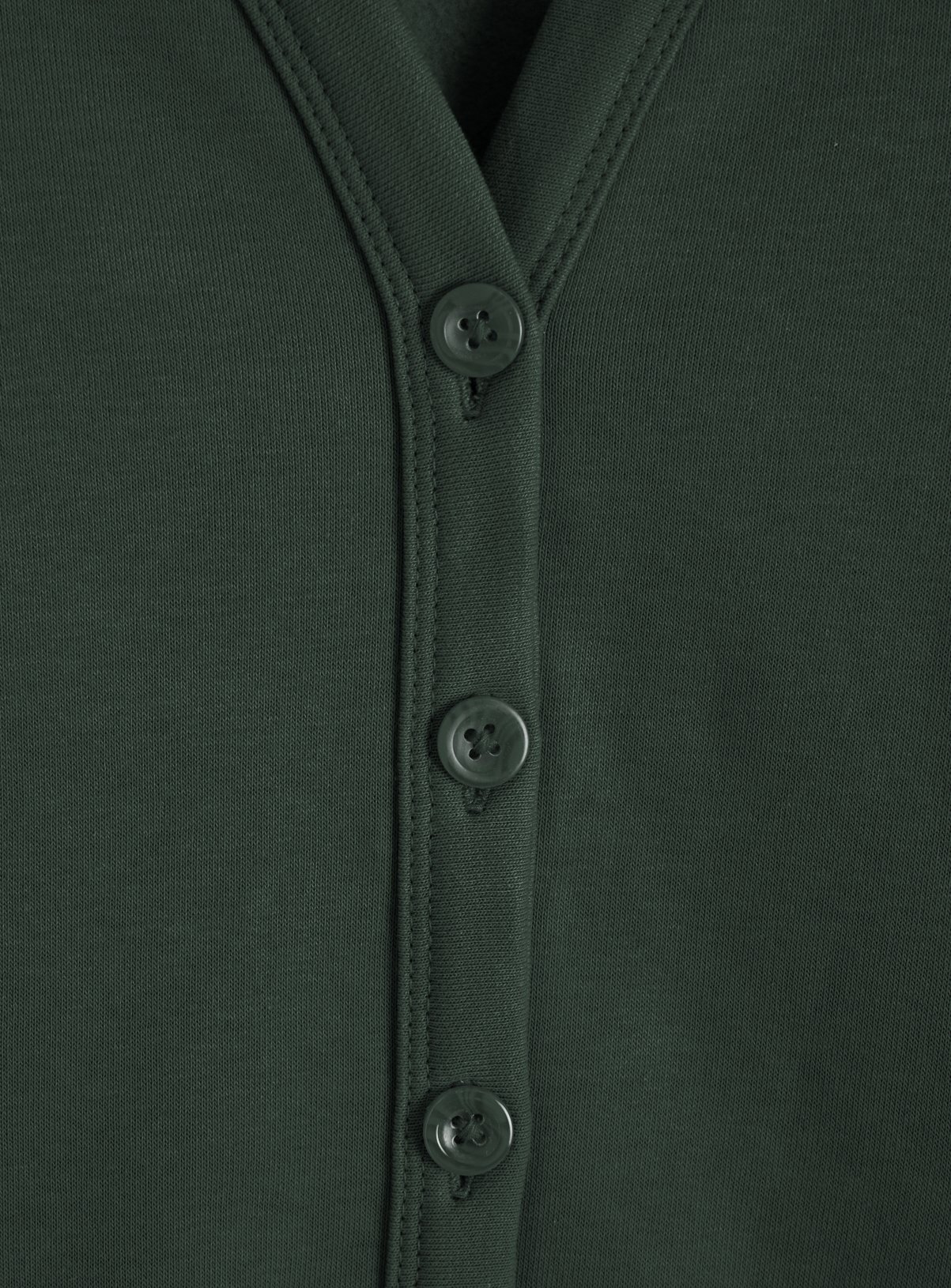 Dark Green Sweat V Neck Cardigan 2 Pack 6 years - Image 3 thumbnail