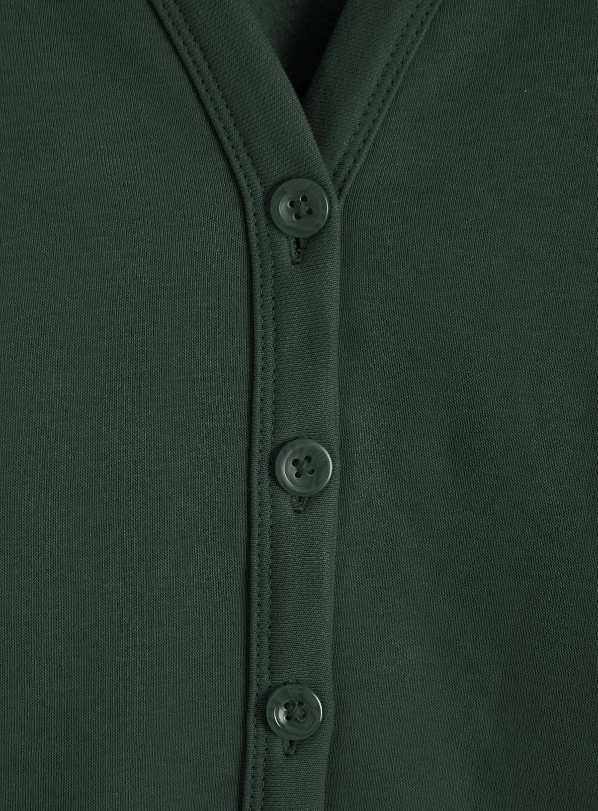 Dark Green Sweat V Neck Cardigan 2 Pack 6 years - Image 3