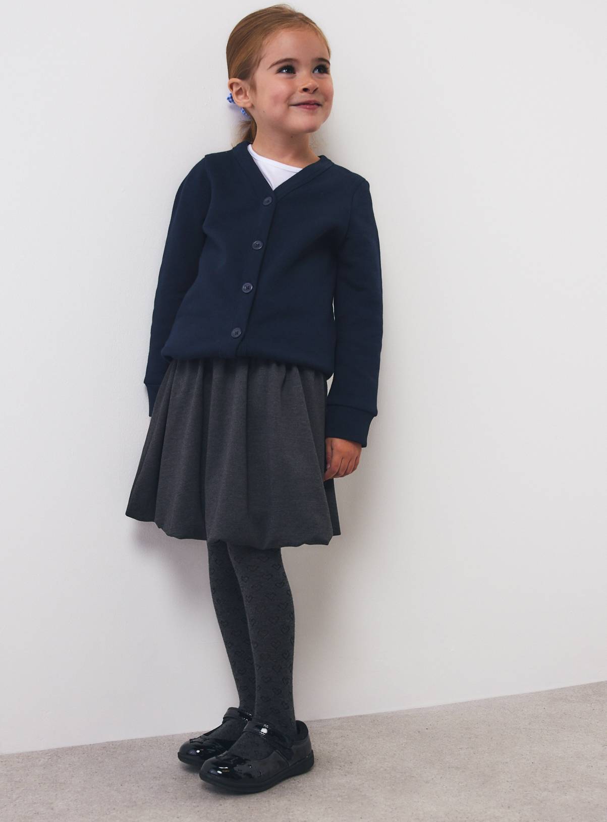 Navy Cotton Rich Sweat V Neck Cardigan 2 Pack 9 years - Image 3