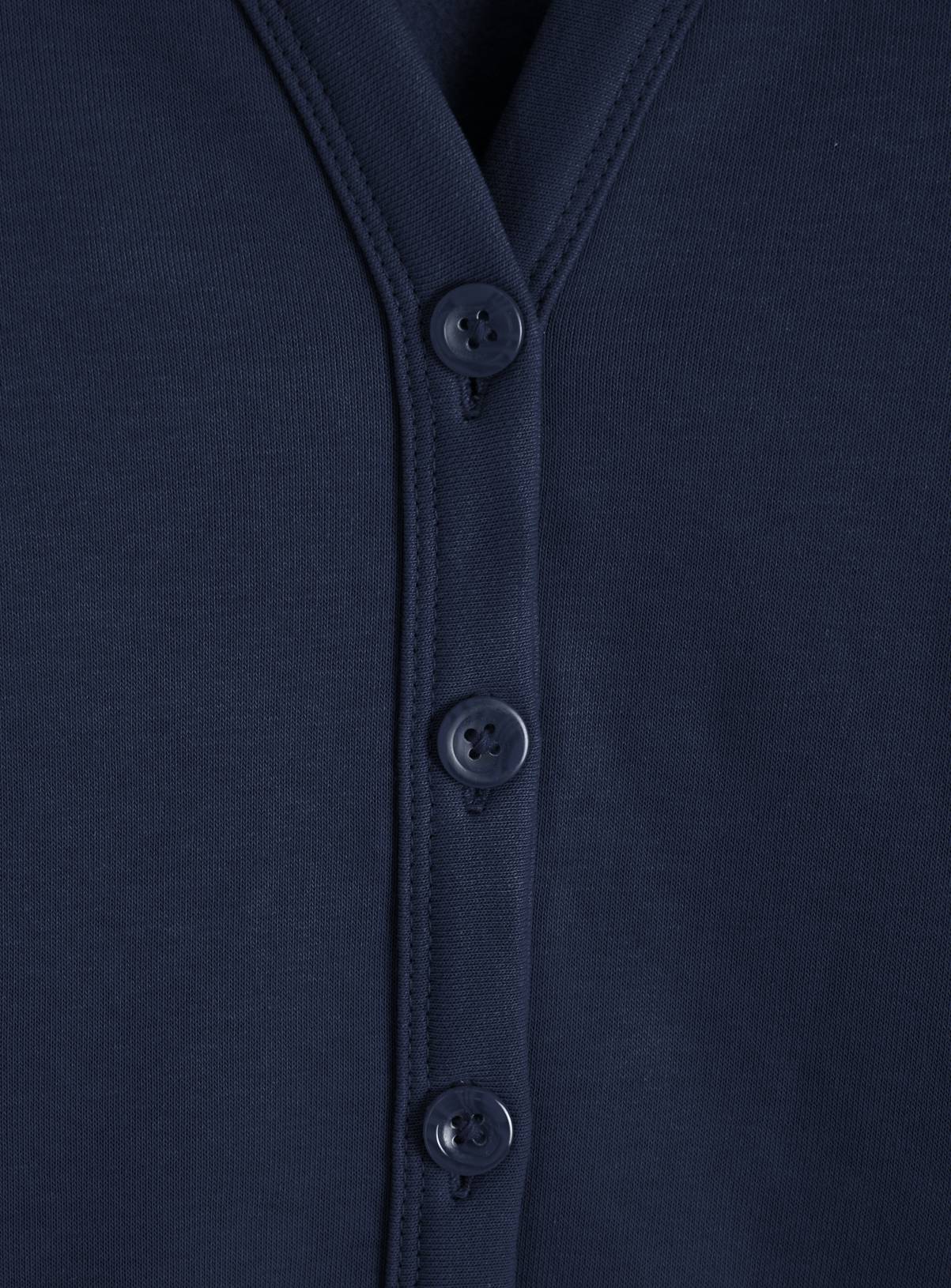 Navy Cotton Rich Sweat V Neck Cardigan 2 Pack 9 years - Image 5