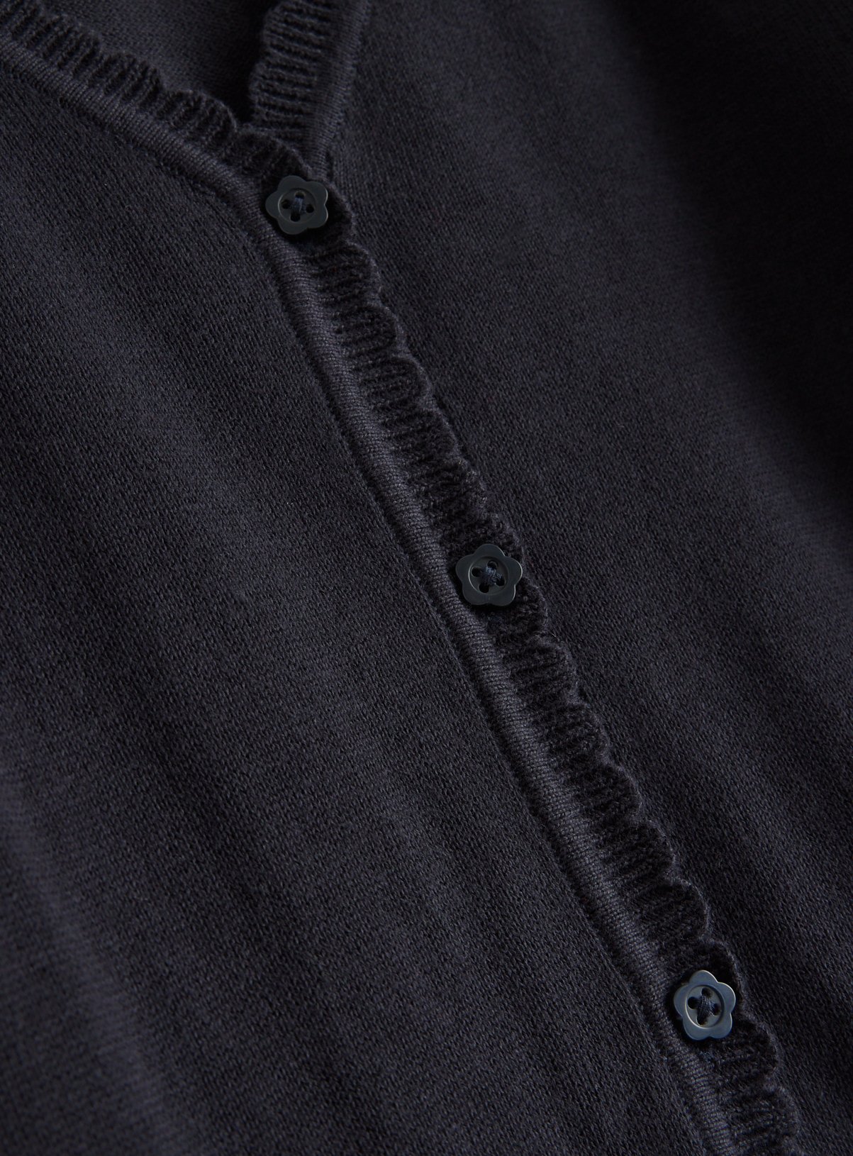 Navy Cotton V Neck Cardigan 2 Pack 5 years - Image 5 thumbnail