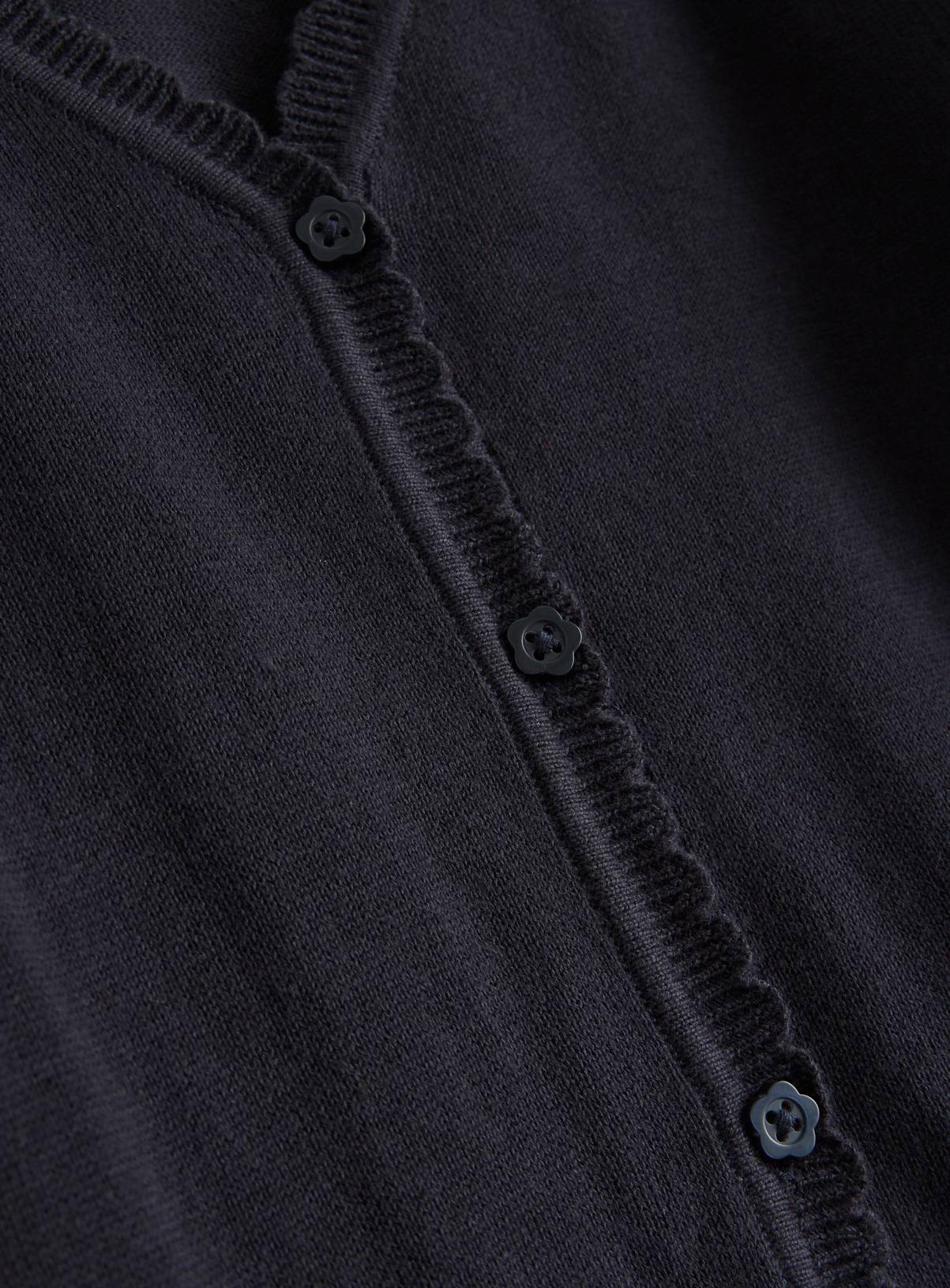 Navy Cotton V Neck Cardigan 2 Pack 5 years - Image 5