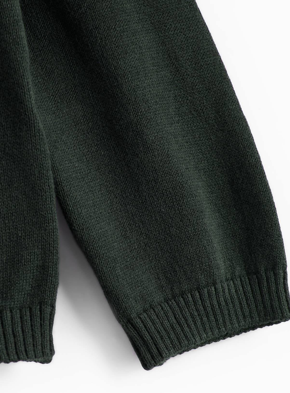 Green Knitted Cotton Scallop Trim Cardigan 2 Pack 9 years - Image 4