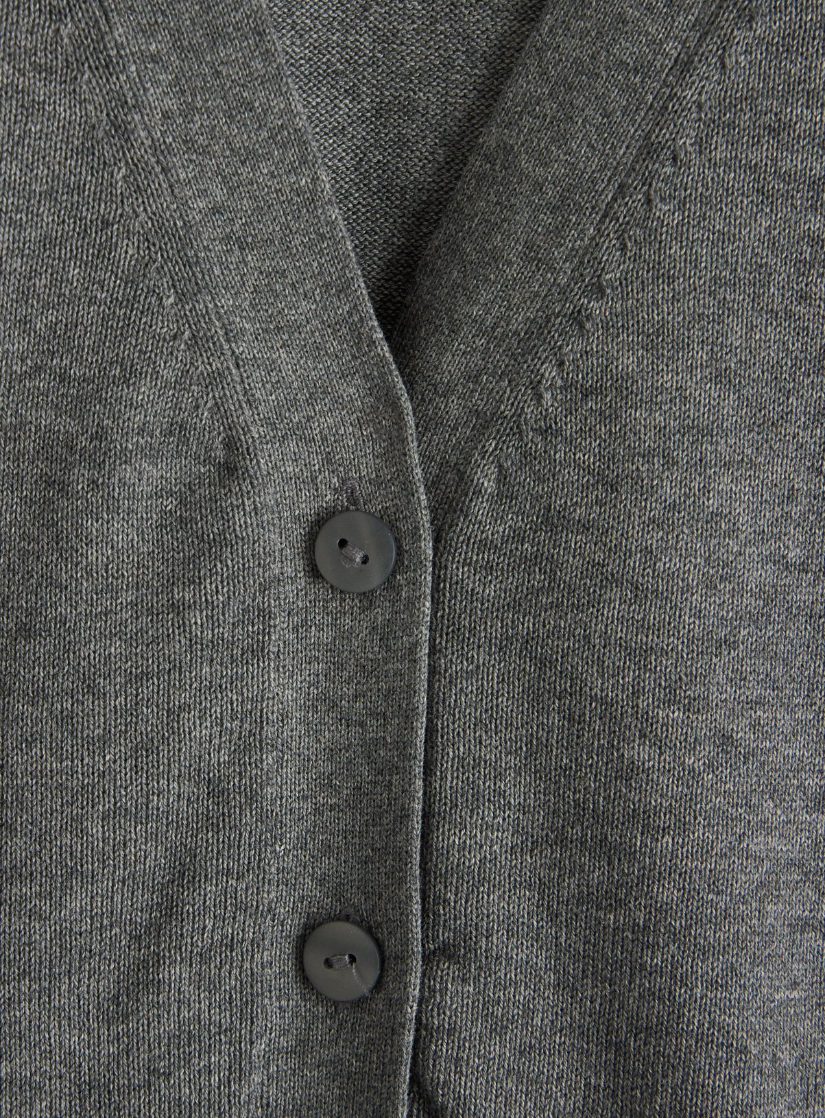 Grey V-Neck Cardigan 13 years - Image 4 thumbnail