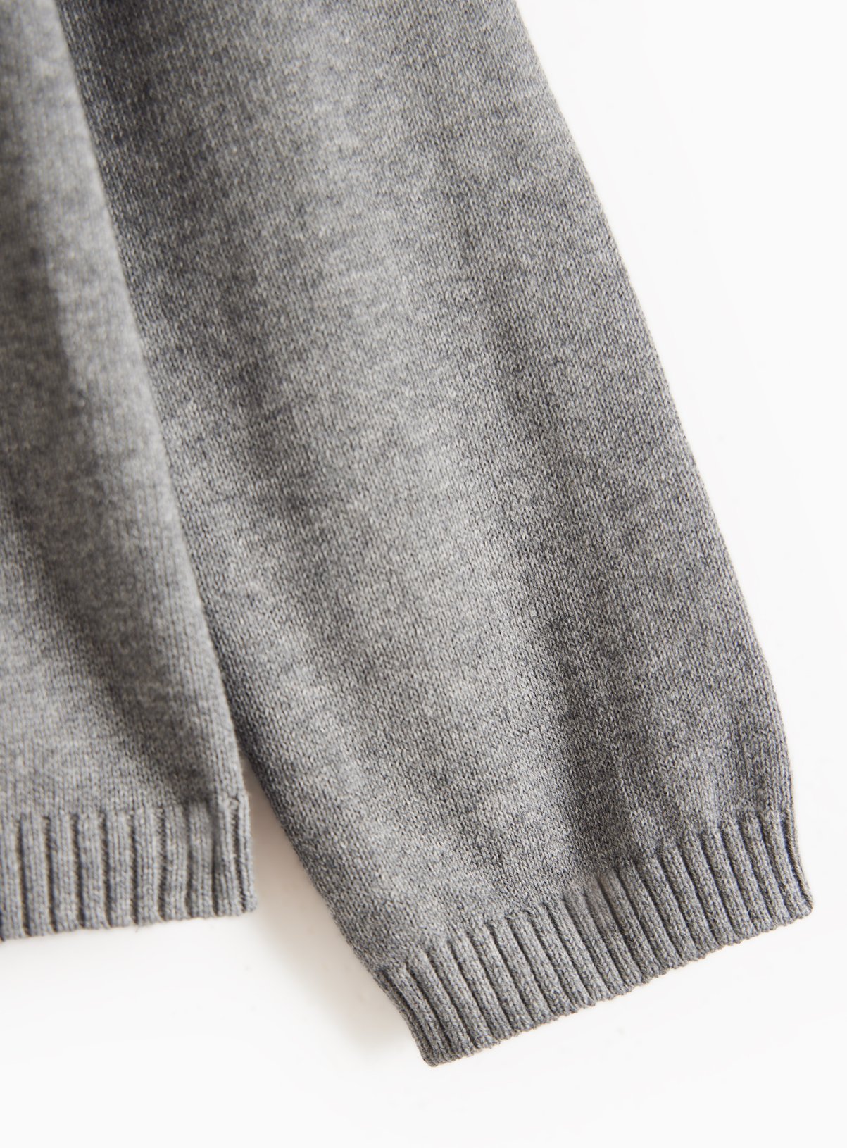 Grey Knitted Cotton V Neck Cardigan 2 Pack 9 years - Image 2 thumbnail