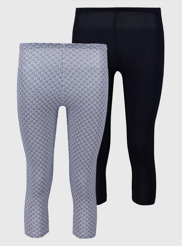 Buy Navy Leggings 2 Pack 20-22, Leggings