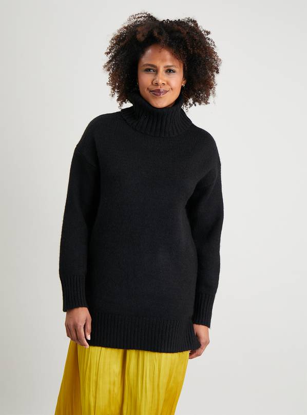 Black slouch jumper sale