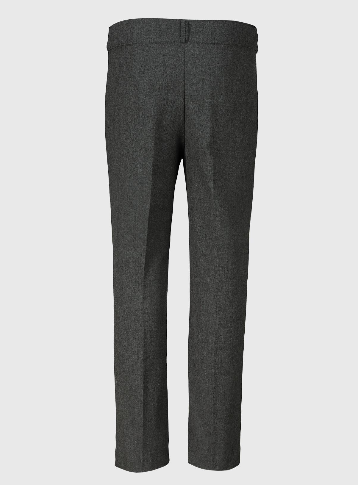 Grey Woven Reinforced Knee Trousers 2 Pack 9 years - Image 2