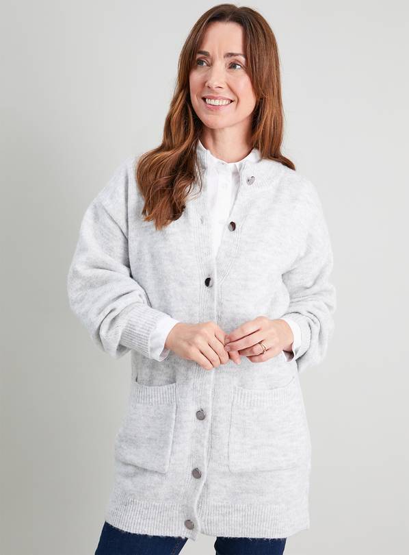 Buy Grey Longline Coatigan 22 Jumpers Argos